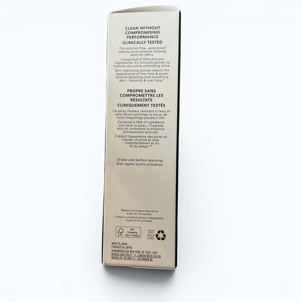 bareMinerals Original Mineral Veil 24HR Natural Matte Setting Spray NWT 3.4oz